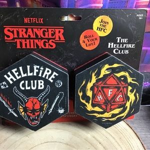 Stranger things hell fire kitchen sponges -brand new